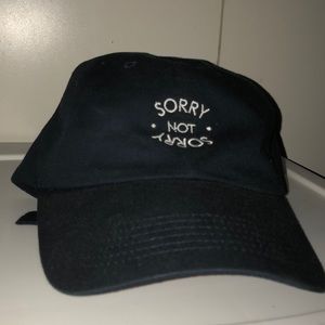 Sorry not Sorry Navy Dad Hat